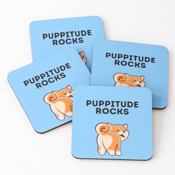 Item preview, Puppitude rocks Corgi blue designed and sold by Dolsini Dog Designs.