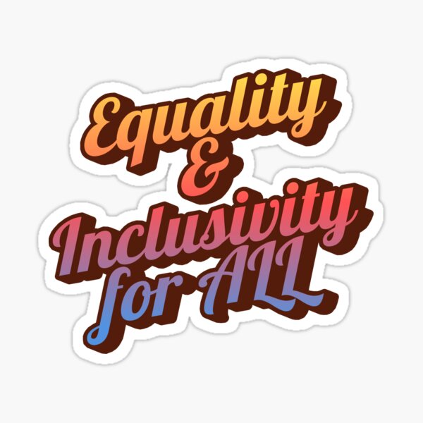 Item preview, Equality Inclusivity Gradient Design designed and sold by queenv976.