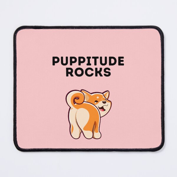 Item preview, Puppitude rocks Corgi pink designed and sold by Dolsini Dog Designs.