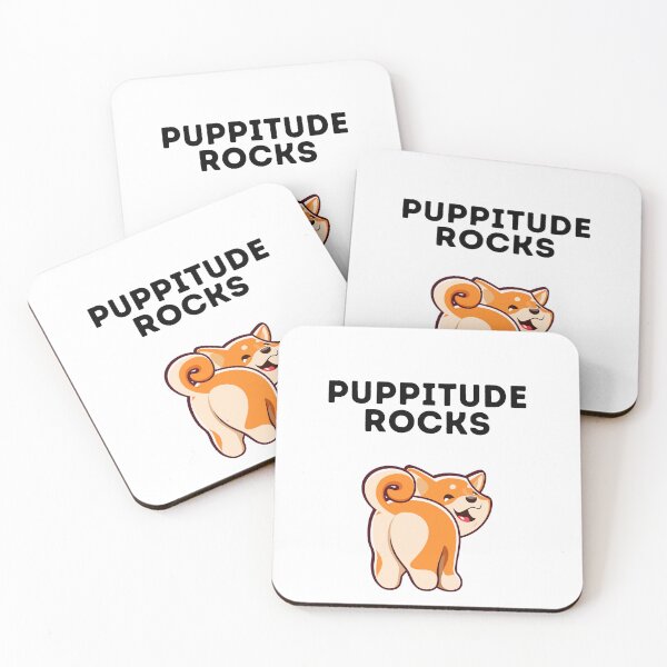 Item preview, Puppitude rocks Corgi white designed and sold by Dolsini Dog Designs.
