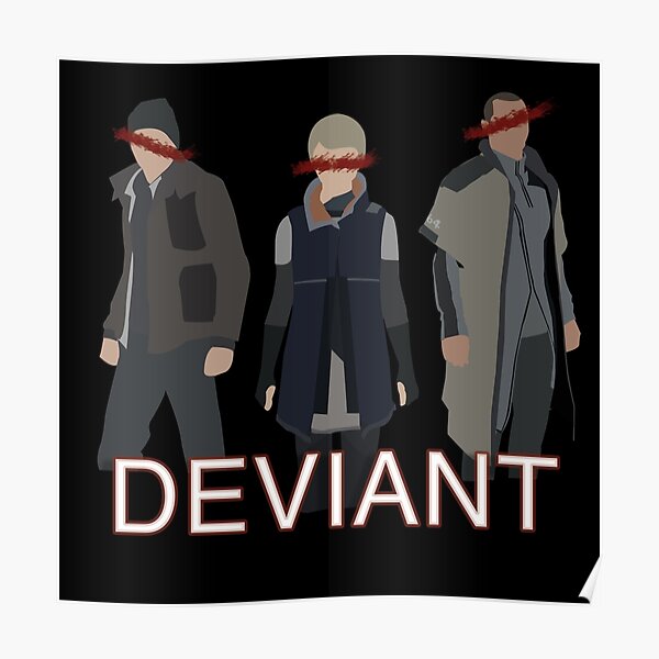 Detroit: Become Human- Kara, Connor, Markus ll Deviant version. Poster