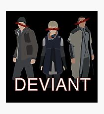 Detroit: Become Human- Kara, Connor, Markus ll Deviant version. Photographic Print