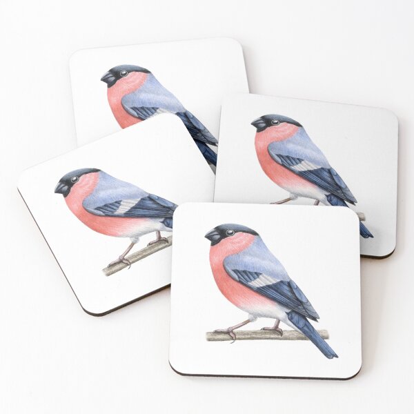 Item preview, Bullfinch designed and sold by Holly Grogan Art.