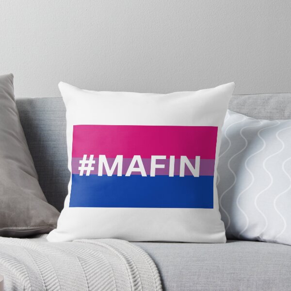 Vista previa del artículo con la obra «Bandera del orgullo bisexual #mafin», diseñado y vendido por -Joanne-.