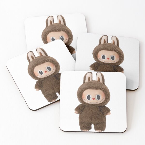 Artikelvorschau, Labubu Braun Sticker entworfen und verkauft von Walmarval ⭐⭐⭐⭐⭐.