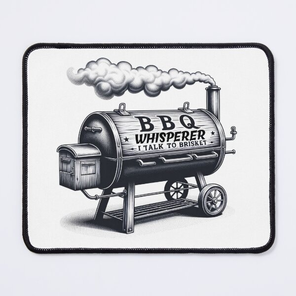 Item preview, BBQ Whisperer Smoker Grill – I Talk to Brisket Funny Meat Lover Design designed and sold by AmaJoy Designs .