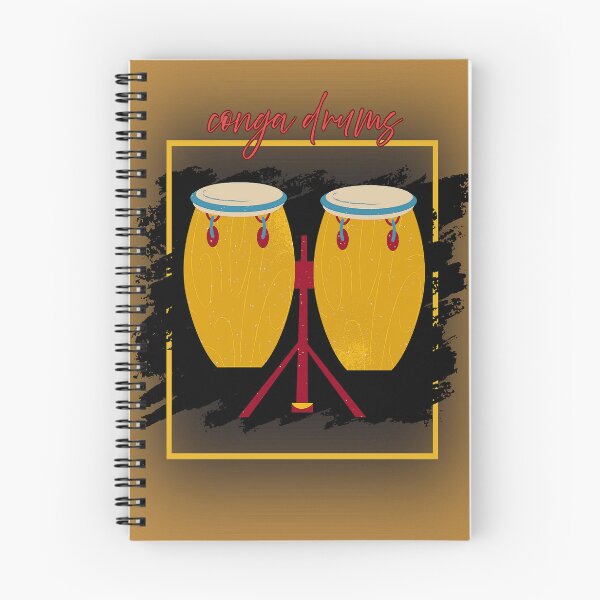 Item preview, The Conga Drums In Gold Red Black Green designed and sold by BrightrDayMusicArt.