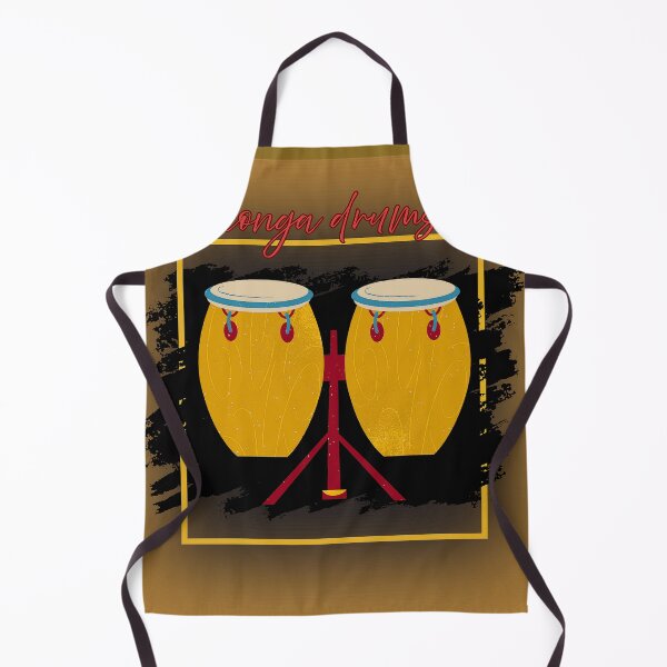 Item preview, The Conga Drums In Gold Red Black Green designed and sold by BrightrDayMusicArt.
