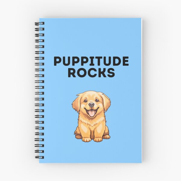 Item preview, Puppitude rocks Golden Retriever blue designed and sold by Dolsini Dog Designs.
