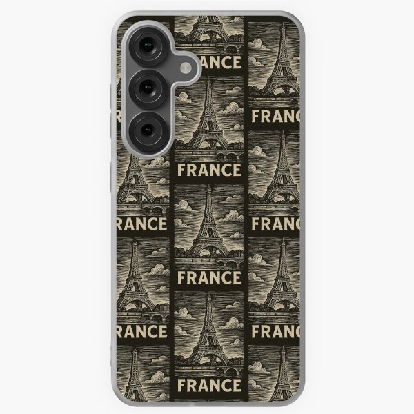 Item preview, France Linocut Style  designed and sold by Thistle-TShop.