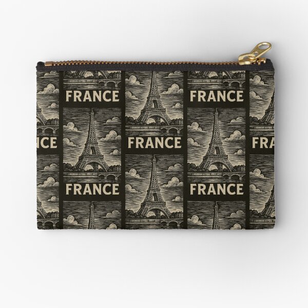 Item preview, France Linocut Style  designed and sold by Thistle-TShop.