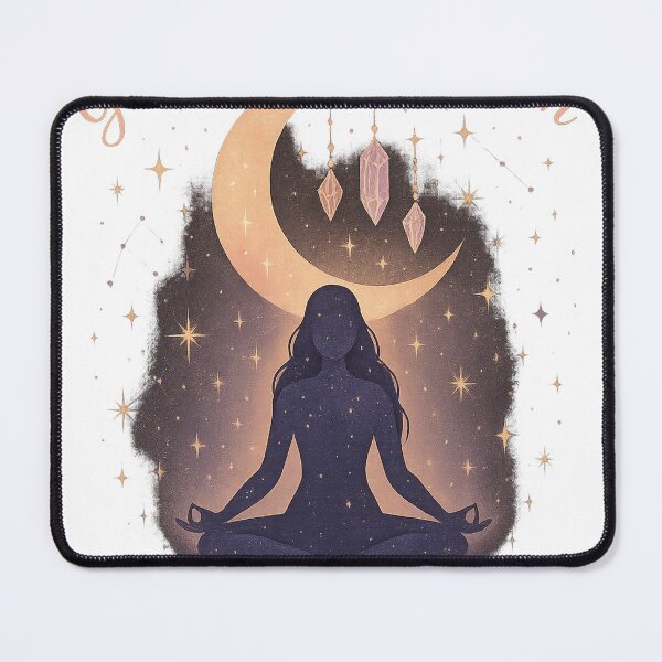 Item preview, Guided by the Moon Aligned with My Power – Celestial Manifestation Aesthetic Design designed and sold by LumaNook.