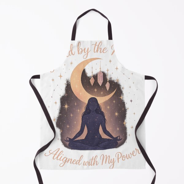 Item preview, Guided by the Moon Aligned with My Power – Celestial Manifestation Aesthetic Design designed and sold by LumaNook.