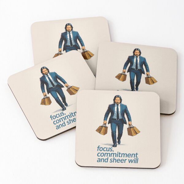 Item preview, Focus. Commitment. Sheer Will." – Shopping like a legend. designed and sold by Bernd Friese.