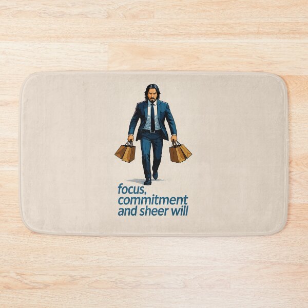 Item preview, Focus. Commitment. Sheer Will." – Shopping like a legend. designed and sold by Bernd Friese.