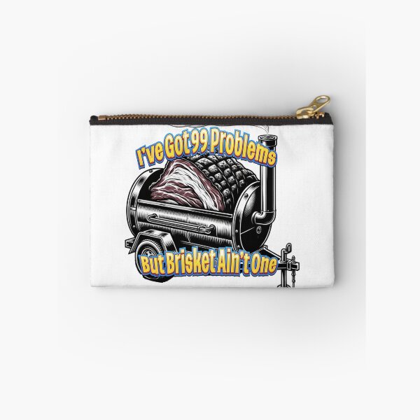 Item preview, 99 Problems But Brisket Ain’t One – Funny BBQ Smoker Meat Design designed and sold by AmaJoy Designs .