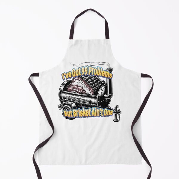 Item preview, 99 Problems But Brisket Ain’t One – Funny BBQ Smoker Meat Design designed and sold by AmaJoy Designs .