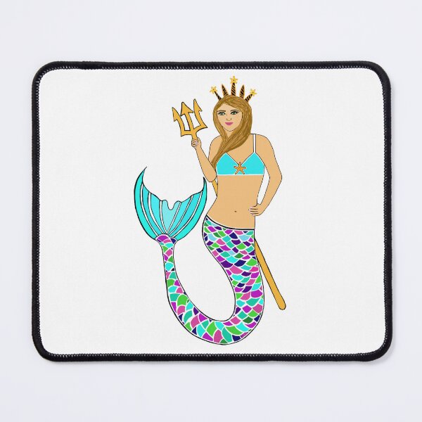 Item preview, Colorful Mermaid Sea Queen, girl gift, mermaid gift, mermaid lover gift, designed and sold by LuluLaRock.