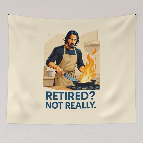 Item preview, Retired? Not really. designed and sold by Bernd Friese.
