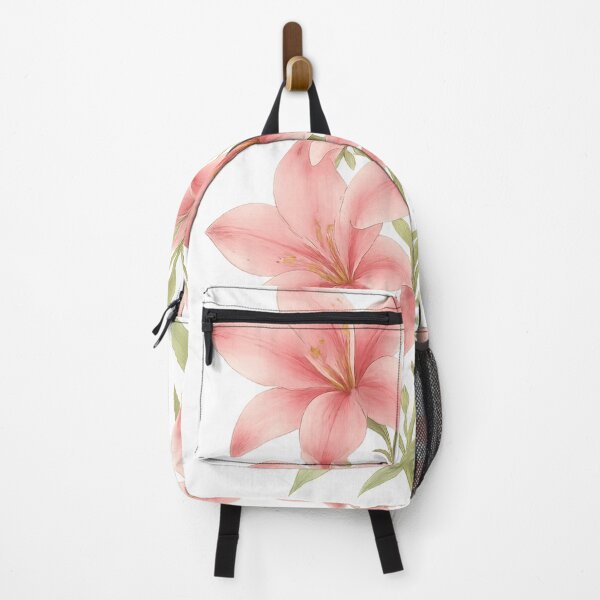 Item preview, Pink Asiatic Lilies Bouquet Illustration designed and sold by TeeHatch.