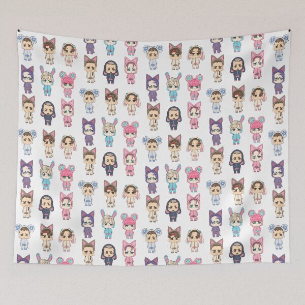 Item preview, tgaa characters in onesie pajamas designed and sold by mariam246810.