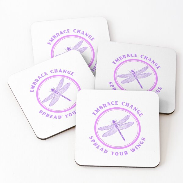 Item preview, "Dragonfly - Embrace Change, Spread Your Wings" T-Shirt designed and sold by Anroda Designs.