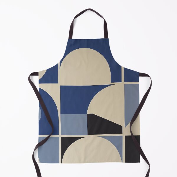 Item preview, Geometric Minimalist Arrow Tile Pattern in Navy and Cream designed and sold by weirdfishes123.