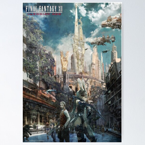 Vista previa del artículo con la obra «Arte conceptual de Final Fantasy XII», diseñado y vendido por rollerMobster.