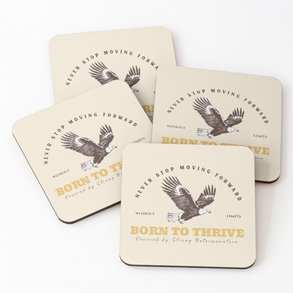 Item preview, Eagle - Born to Thrive T-Shirt designed and sold by Anroda Designs.