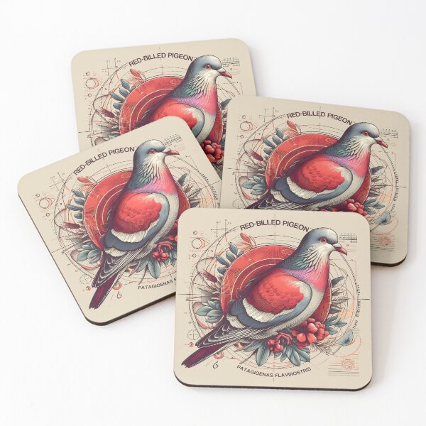 Item preview, Red-billed Pigeon 6 designed and sold by theAVIARY7.
