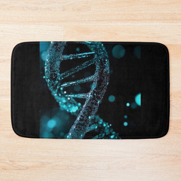 Item preview, Futuristic DNA Chain Close-Up – Sci-Fi Blue Glow designed and sold by BestDetailer.