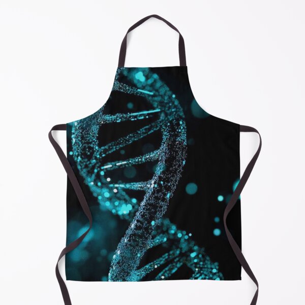Item preview, Futuristic DNA Chain Close-Up – Sci-Fi Blue Glow designed and sold by BestDetailer.