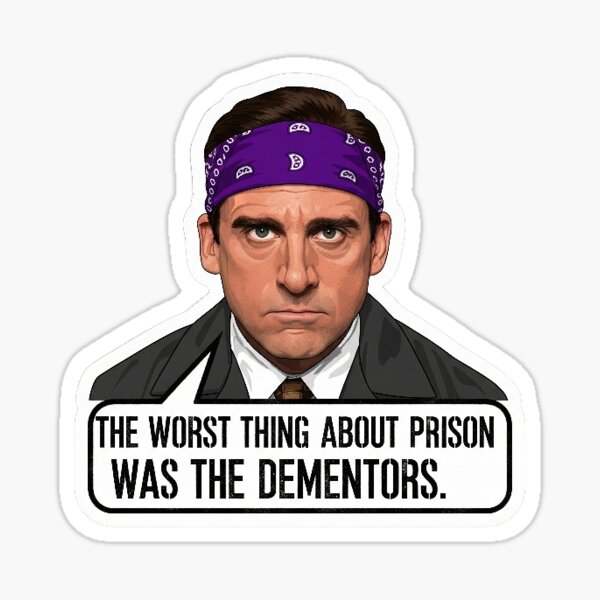 Artikel-Vorschau von Prison Mike - "Dementoren" Das Büro Sticker, designt und verkauft von CatsAreFamous.