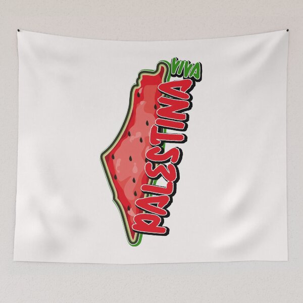 Item preview, Viva Palestina – Watermelon Map Style designed and sold by Pulse Creativity Designs.