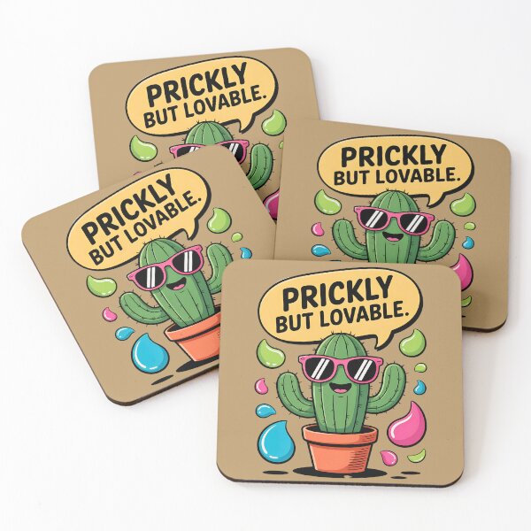 Item preview, Prickly But Lovable Cactus T-Shirt - Cute Graphic Tee for Men and Women" designed and sold by pnidesign.