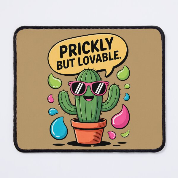 Item preview, Prickly But Lovable Cactus T-Shirt - Cute Graphic Tee for Men and Women" designed and sold by pnidesign.