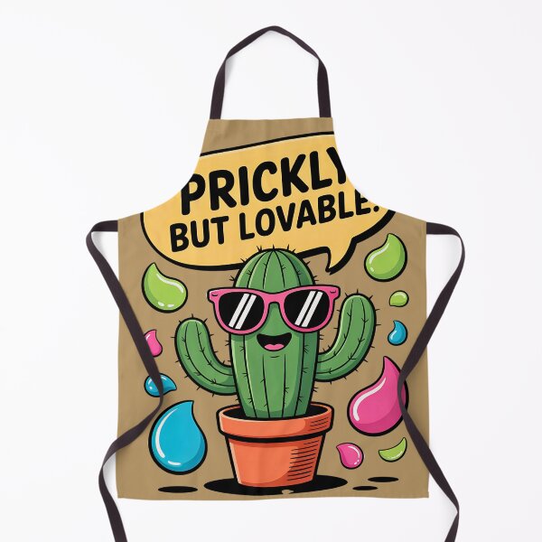 Item preview, Prickly But Lovable Cactus T-Shirt - Cute Graphic Tee for Men and Women" designed and sold by pnidesign.