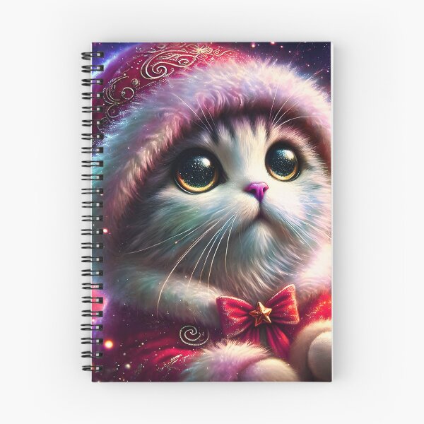 Item preview, Claus Cat Magic – Grey Tabby Santa with Wand designed and sold by EmeraldeaDesign.