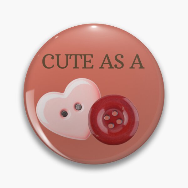 Item preview, Cute As A Button designed and sold by m3rcurial-makes.