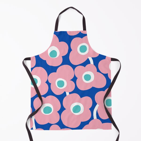 Artikelvorschau, Lebendiges Retro-Blumenmuster in Kobaltblau, Pink und Türkis entworfen und verkauft von Deutschic.
