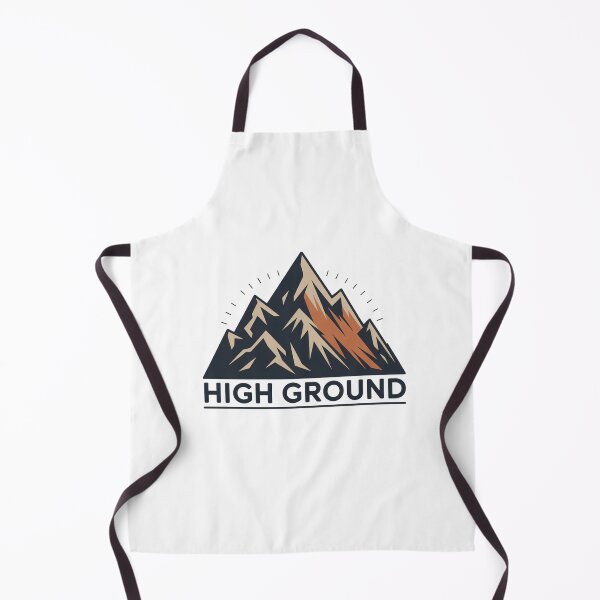 Item preview, High Ground Minimalist Mountain Badge Design designed and sold by VividTrails.