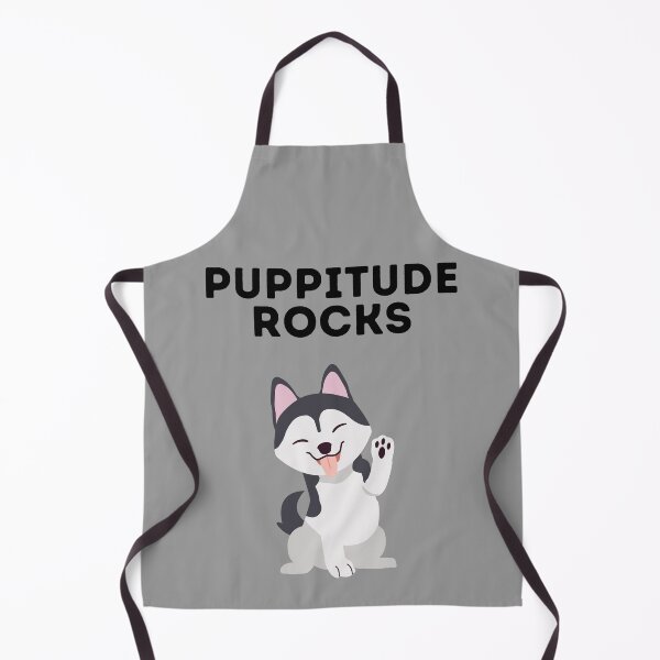 Item preview, Puppitude rocks Husky grey designed and sold by Dolsini Dog Designs.