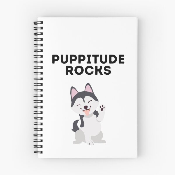Item preview, Puppitude rocks Husky white designed and sold by Dolsini Dog Designs.