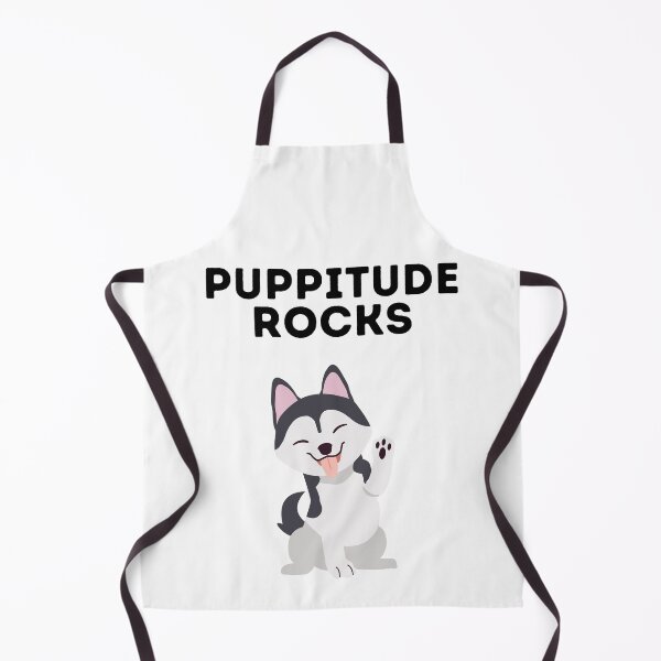 Item preview, Puppitude rocks Husky white designed and sold by Dolsini Dog Designs.