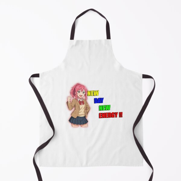 Item preview, New Day New Energy Anime Girl Art designed and sold by That One Gamer Otaku.