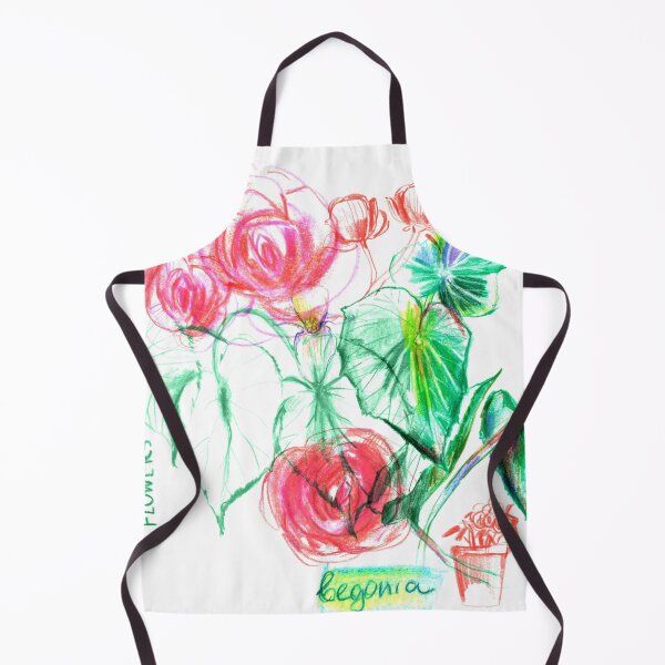 Item preview, Begonia flower artistic collage designed and sold by bokasin.