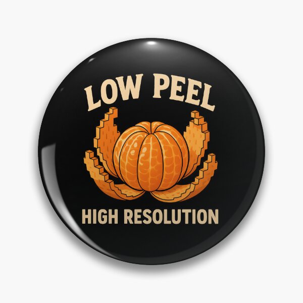 Item preview, Low Peel High Resolution – Funny Orange Tech Pun Design designed and sold by Sparlio.