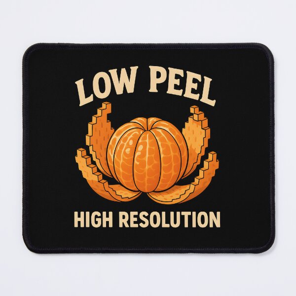 Item preview, Low Peel High Resolution – Funny Orange Tech Pun Design designed and sold by Sparlio.