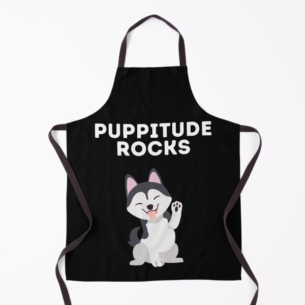 Item preview, Puppitude rocks Husky B/W designed and sold by Dolsini Dog Designs.