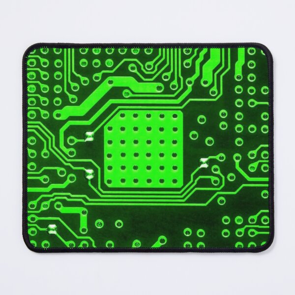 Item preview, Matrix Green Circuit Board Close-Up for Tech Enthusiasts designed and sold by BestDetailer.